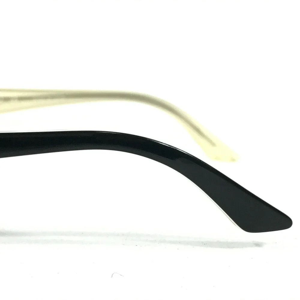 Byblos Eyeglasses Frames b386B 7539 Black Clear Rectangular Crystals 53-16-135